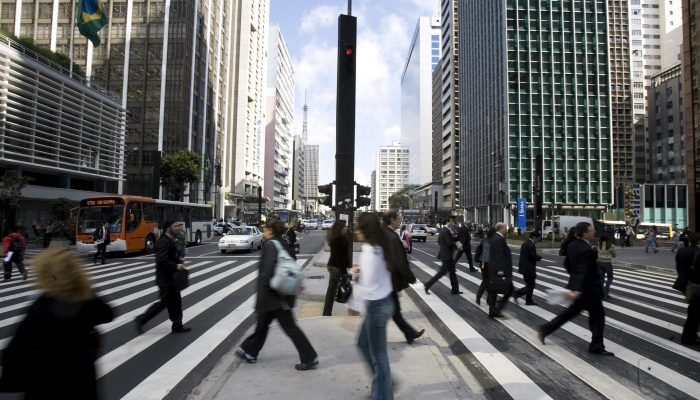A avenida Paulista, no coração de São Paulo. (Foto: Sebastião Moreira / EFE)