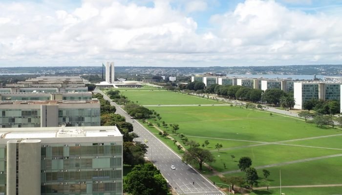1 de 1 Foto colorida mostra imagem da Esplanada dos Ministérios, em Brasília (DF) - Metrópoles...
