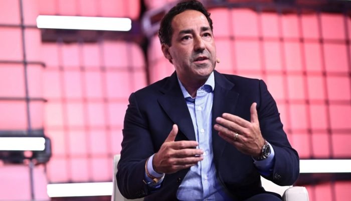 1 de 1 Rafael Góis, sócio e CEO da Fictor Holding S.A - Foto: Ramsey Cardy/Web Summit via Sport...