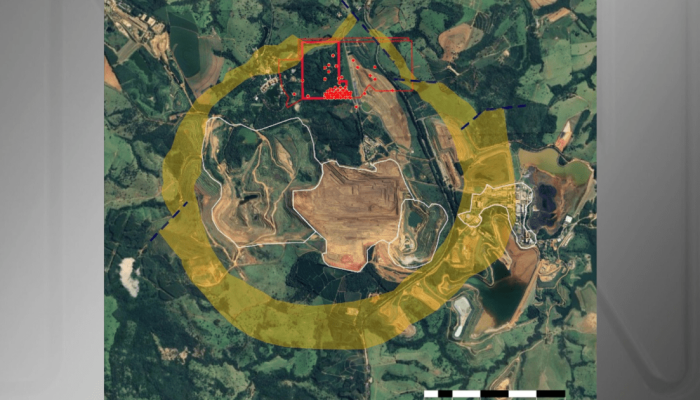Imagem mostra área de projeto da St George em Araxá (MG)  • Divulgação/St George Mining