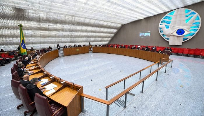 Plenário do Superior Tribunal de Justiça (STF), em Brasília. (Foto: Lucas Pricken/STJ)