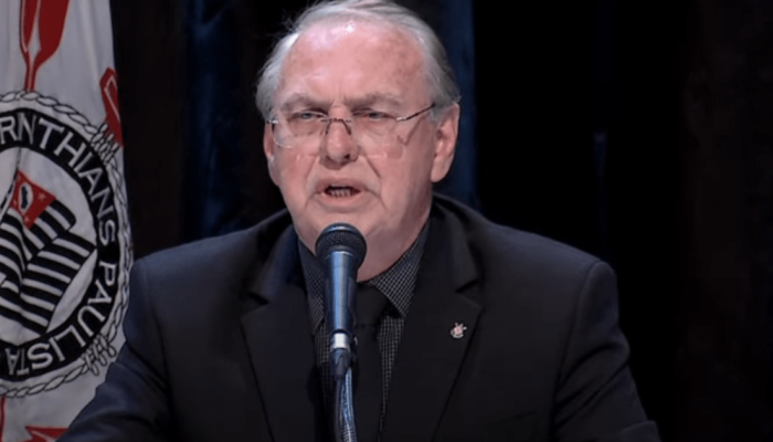 Osmar Stábile, presidente do Corinthians  • Foto: Reprodução/Corinthians TV