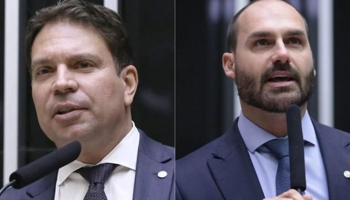 Alexandre Ramagem e Eduardo Bolsonaro  • Câmara dos Deputados