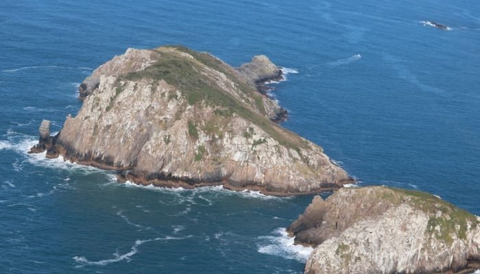Arquipélago de Moleques do Sul, a cerca de 10 quilômetros da costa de Santa Catarina, abriga a ...