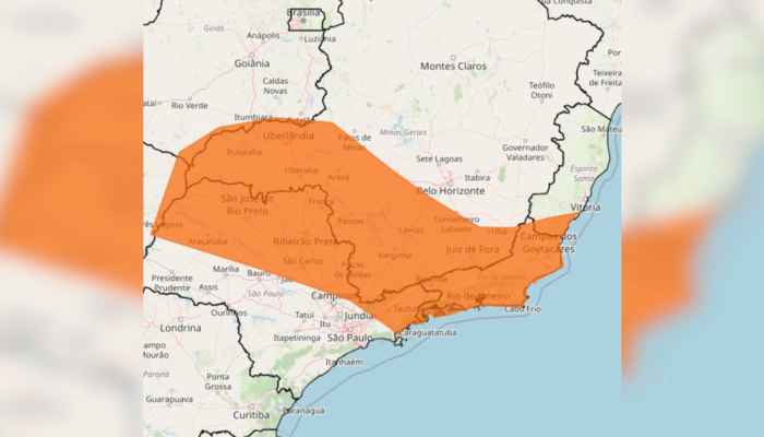Inmet avisa para chuva intensa no sudeste  • Inmet