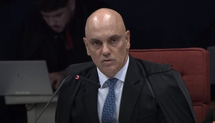O ministro Alexandre de Moraes, do STF. (Foto: reprodução/Youtube TV Justiça)