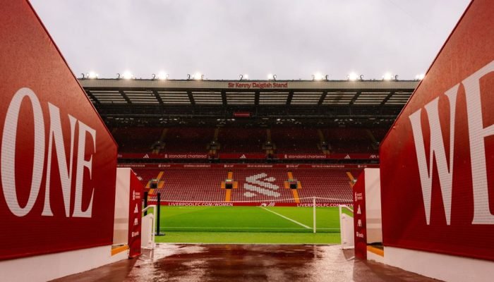 Anfield Road, casa do Liverpool  • Divulgação/Liverpool