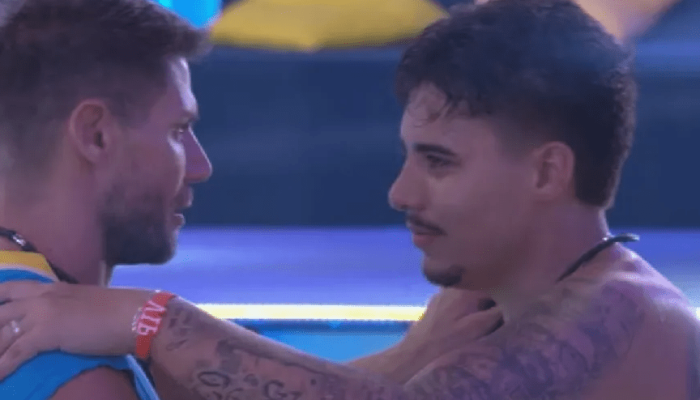 Pedro fala para Jonas mais uma vez que traiu a esposa  • Reprodução/Globoplay