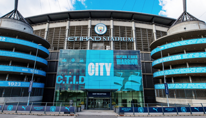 Etihad Stadium, casa do Manchester City  • Foto: Divulgação/ Manchester City