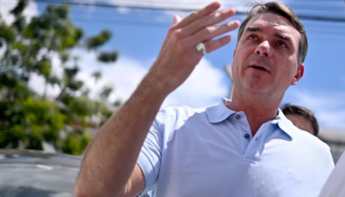 O senador Flávio Bolsonaro (PL-RJ). (Foto: André Borges / EFE)