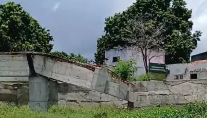 Desabamento parcial da ponte de Nova Russas. Foto: Divulgação