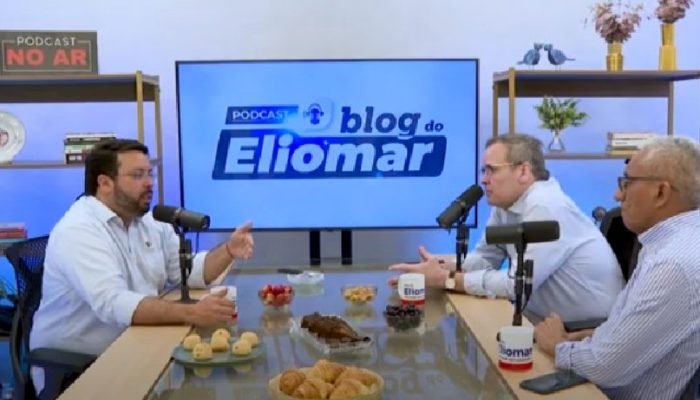 Vladyson Viana, durante entrevista no Podcast Blogdoeliomar