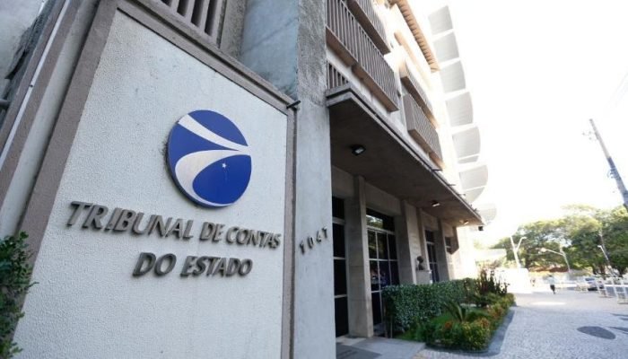 Fachada da sede do TCE, no Centro de Fortaleza. Foto: Divulgação
