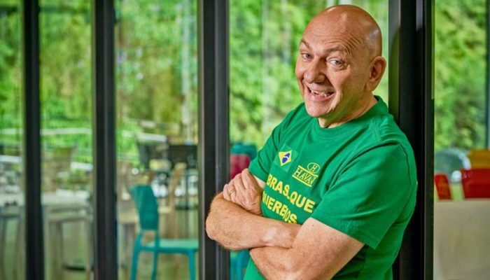 O empresário Luciano Hang começou a mostrar o rosto em campanhas da Havan após 30 anos de empr...