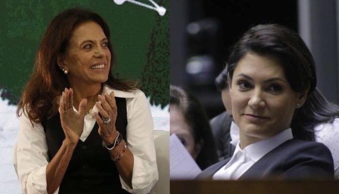 Gracinha Caiado e Michelle Bolsonaro são pré-candidatas em GO e no DF, respectivamente. (Foto: ...