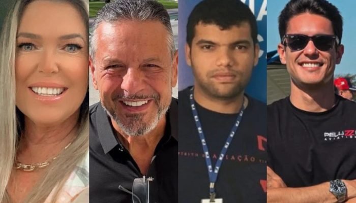 1 de 1 Imagem colorida mostra vítimas do acidente aéreo no Rio Grande do Sul - Metrópoles - Fo...