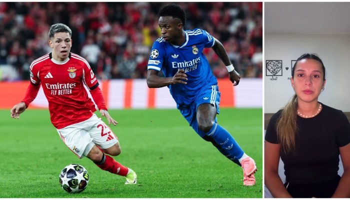 O jogador argentino é acusado por Vinicius Jr. de racismo por tê-lo chamado de "mono"; o mesmo ...