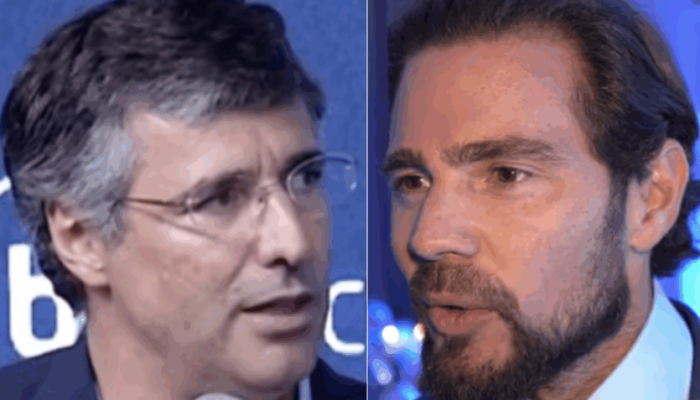 Conversas de Vorcaro (dir.) indicam que Esteves (esq.) interferiu na venda do Master e depois ten...